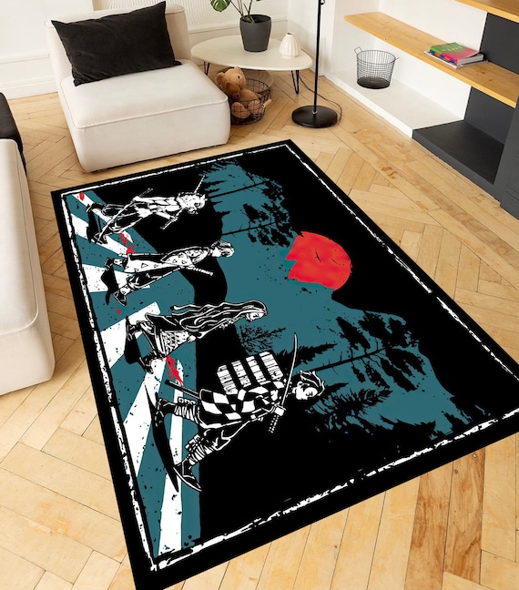 Anime Rugs, Manga Rug, Japanese Rug, Modern Rugs, Classic Rug, Bath Rug, Gift For The Home, Large Rug, Thin Rug, Decorative Rug, Cool Rug,