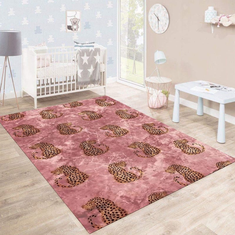 Pink Animal Rug - Etsy