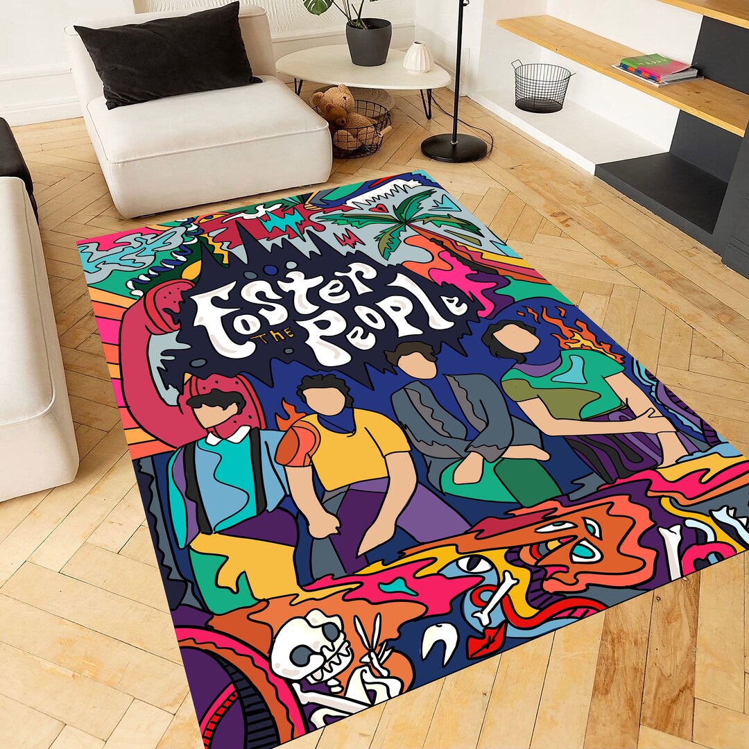 Foster Beer Rug Foster People Rug, Popular Rug, Modern Rug, Abstarct Rug, Digital ...