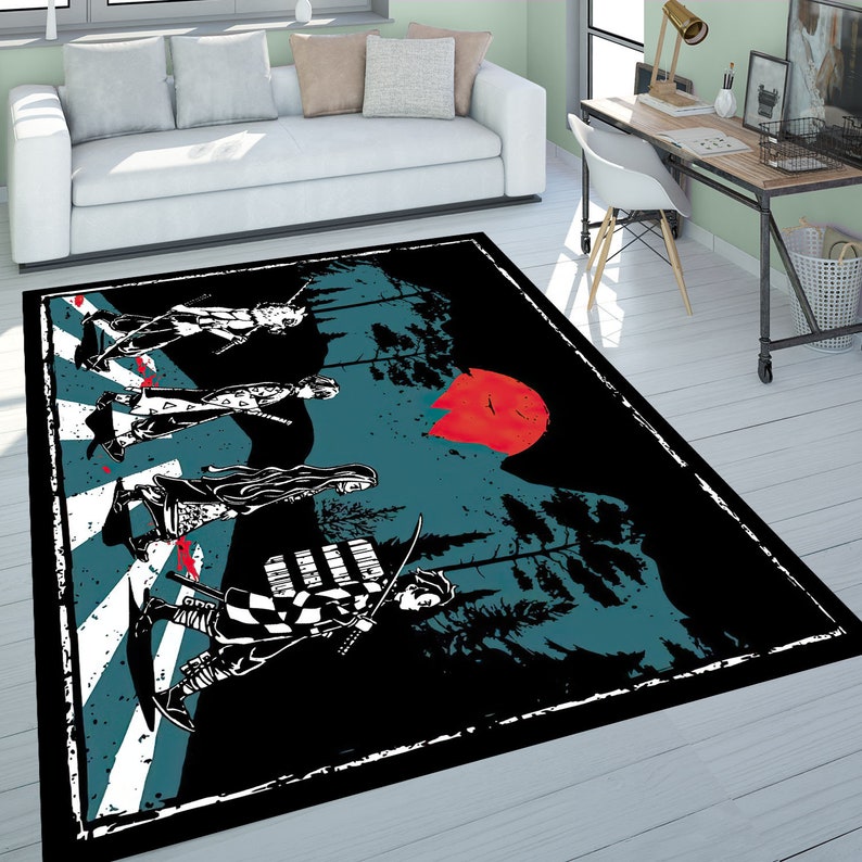 Alfombras de anime, alfombras manga, alfombras japonesas, alfombras modernas, alfombras clásicas, alfombras de baño, regalos para el hogar, alfombras grandes, alfombras finas, alfombras decorativas, alfombras modernas. imagen 3