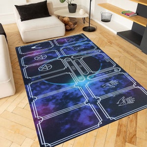 Tapete de jogador para Arkham Horror LCG, Tapete de jogo temático Arkham, Tapete de área de jogador, Tapete de jogo de cartas para o jogo Arkham Horror, Tapete de jogo impresso em neoprene