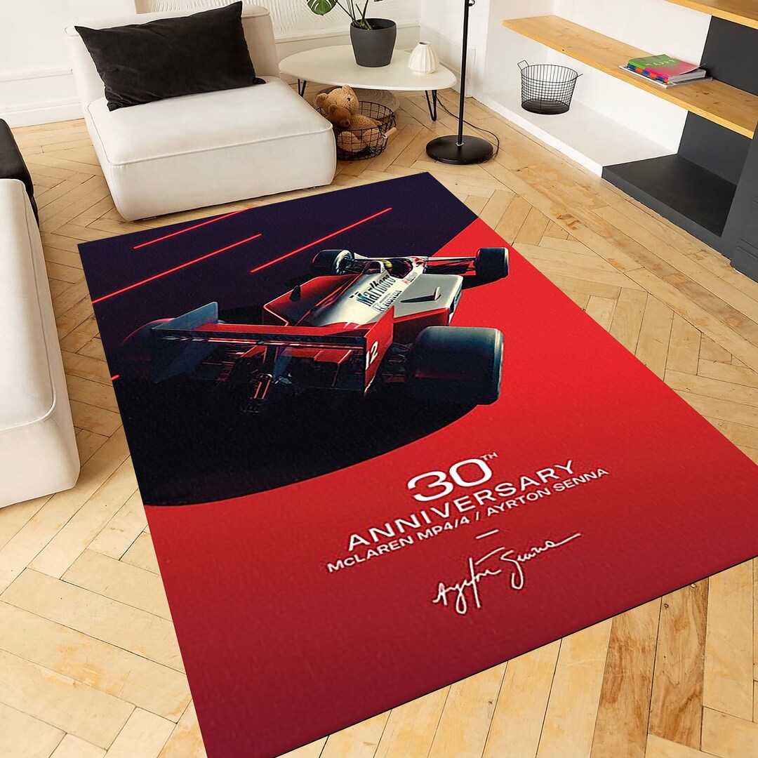 Norris Mclaren F1 Rugs, Formula 1 Rugs, Man Cave Rugs, Car Rug, Home