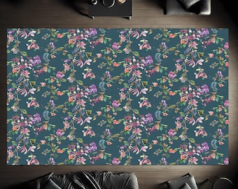 Floral Rug, Garden Rug,Flower Rug,Flower Theme Rug,Garden Pattern Rug,Nature Rug,Home Decoration Rug,Popular Rug,Area Rug,Modern Rug