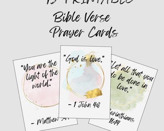 Tarjetas de afirmaciones con versículos bíblicos para imprimir