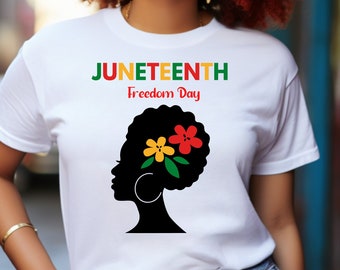 Camisa de Independencia del 16 de Junio, Camisa Afro del 16 de Junio, Camiseta del 16 de Junio, Celebración del 16 de Junio, Camisa de la Libertad, Camisa Afroamericana
