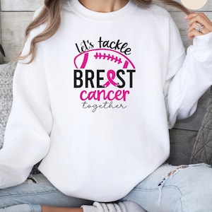 Borstkanker-sweater aan te pakken, Cancer Awareness-trui, Cancer Support-shirt, Cancer Survivor-shirt