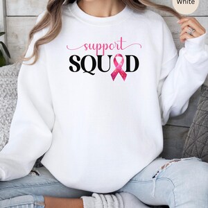 Brustkrebs-Unterstützergruppe-Shirts, Cancer Walk Support Team-Sweatshirt, Krebs-Unterstützung, Brustkrebs-Bewusstsein