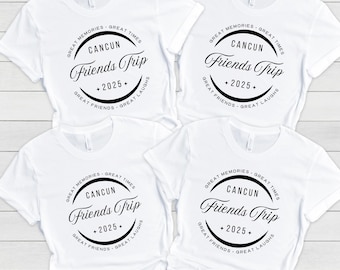 Friends Trip Shirts, Group Travel Shirts, Custom Vacation Tees, Personalized Girls Trip Shirts, Travel Shirts, Best Friends Shirts