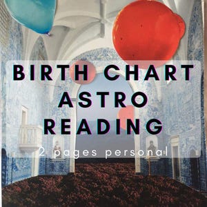 BIRTH CHART reading (in PDF)