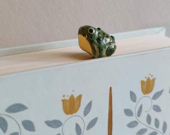 Toad Paperclip Clay Bookmark Paperclip Figurine | Rubber Duck | Cute | Minimal ...
