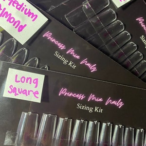 Luxury Press On Nail Sizing Kit: Custom Fit Fake Nails