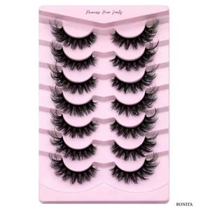 7 Pairs Wispy Natural Look Cat Eye Lashes