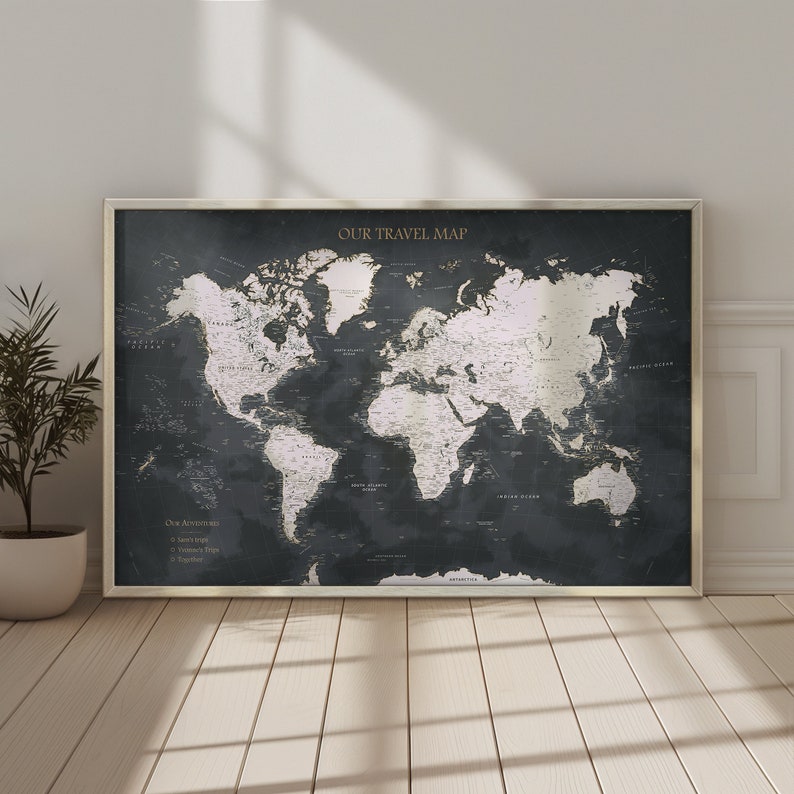 Push Pin Travel Map for Your Adventures!