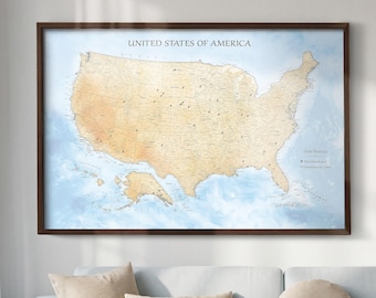 USA Maps – Minimalist