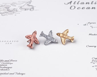 Airplane Map Push Pins – 3D Travel Map Markers (Set of 5+)