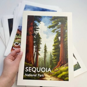 Set of 63 National Parks Paintings - Perfect Travel Wall Art and Nature Lover Gift | Poster
