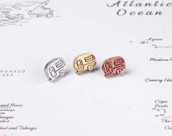 RV Anhänger Map Pins - 3D Reise Map Pins (5+ Set, Wohnwagen Symbol)
