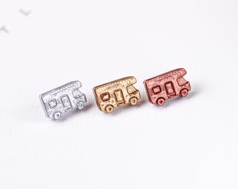 Map Push Pins – 3D Travel Trailer / Motorhome RV Icon Markers (Set of 5+)