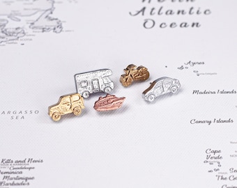 Map Markers • Travel & Transport Icons (Set of 10, Choose Icon)