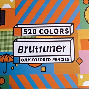 Nuancier Brutfuner 520 boîte jaune Yellow box trié par couleur imagem 4