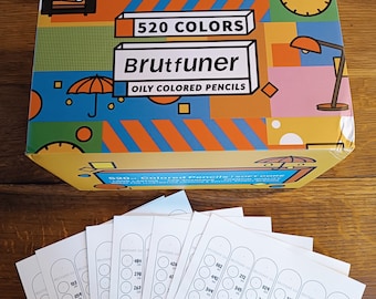 Brutfuner 520 Farbkarte Gelbe Box - Gelbe Box - nach Farben sortiert