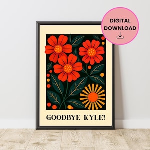 RHOBH Printable Wall Art – Goodbye Kyle! Pop art design - Lisa Vanderpump, Ken Todd, Kyle Richards Quote – Digital Download
