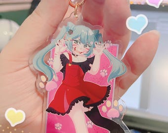Animal ft Hatsune Miku Acrylic Keychain