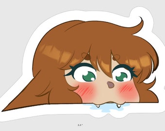 vinyl sticker “maizie drool”