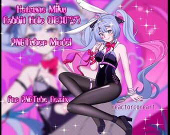 PNGTuber Model: Hatsune Miku (Rabbit Hole)