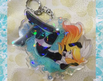 Meltdown ft Kagamine Rin - Holographic Acrylic Keychain