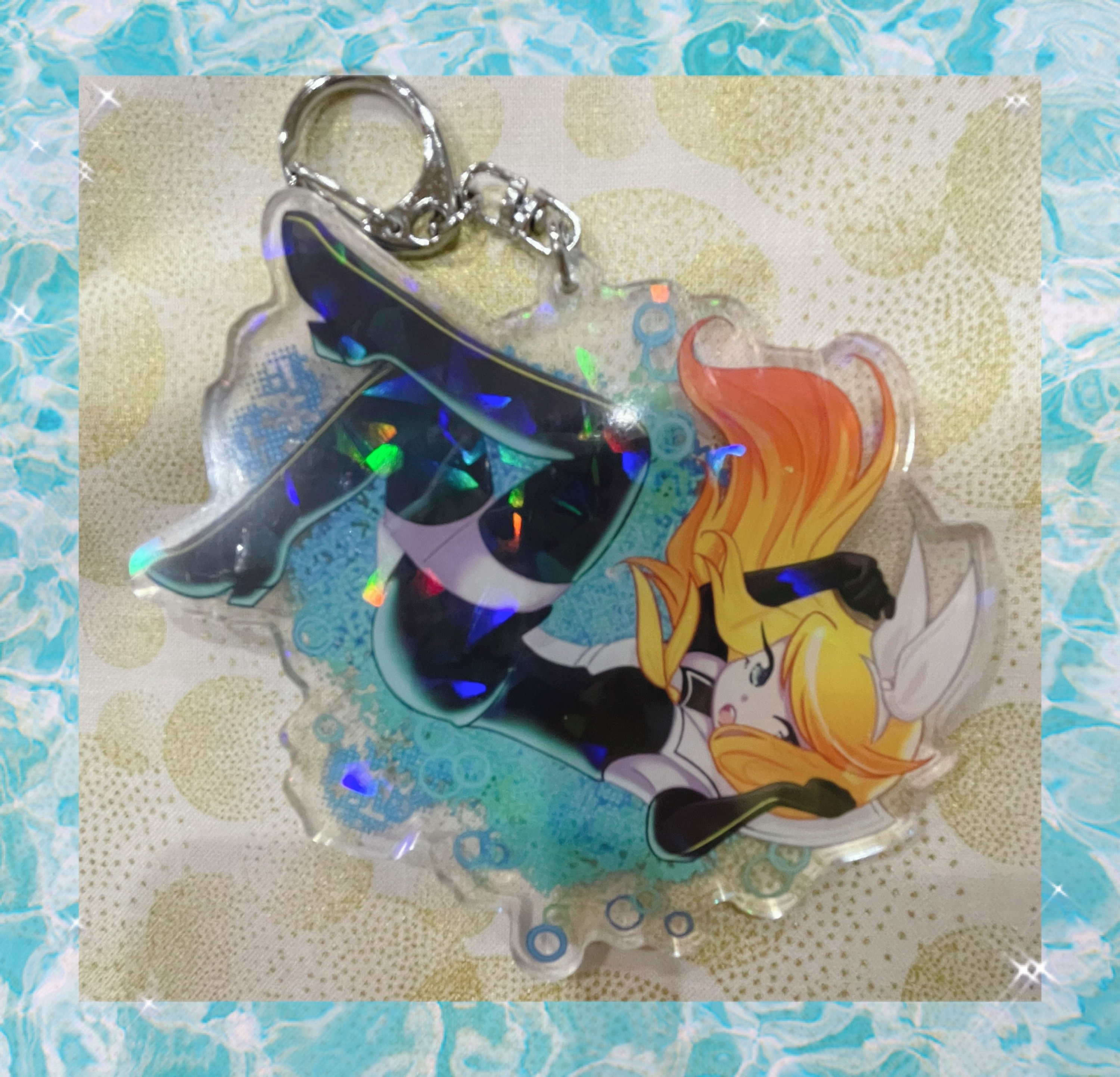 Meltdown Ft Kagamine Rin - Holographic Acrylic Keychain - Etsy