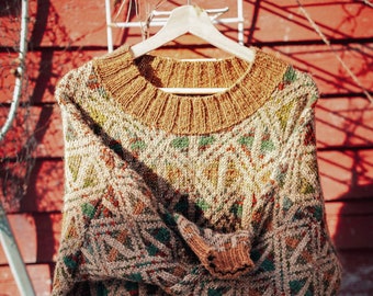 Jacquard wool sweater "Demonchase"