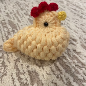 Handmade crochet chicken/hen/farmhouse decor