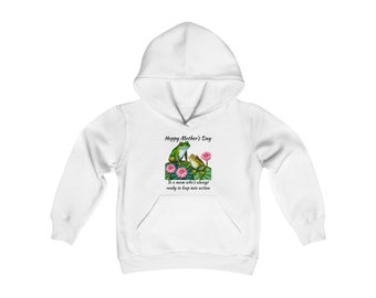 Hoppy Mothers day saying Hoodie