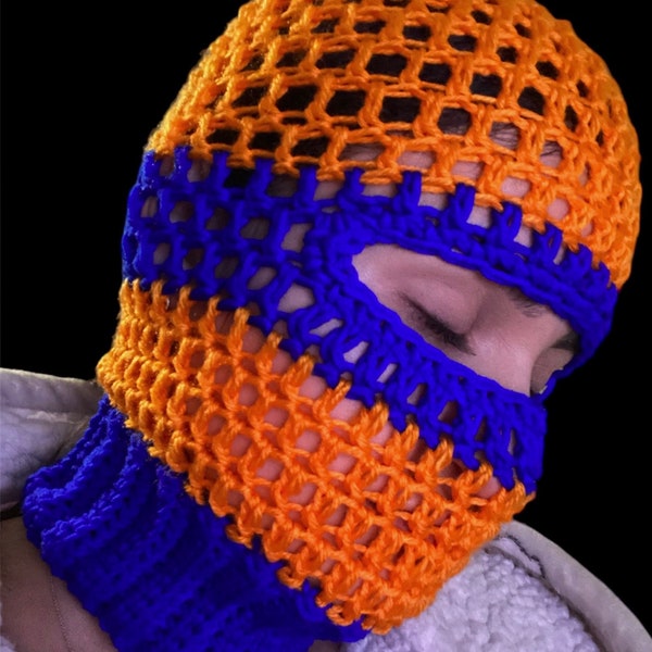 Mesh Balaclava / Crochet Handmade