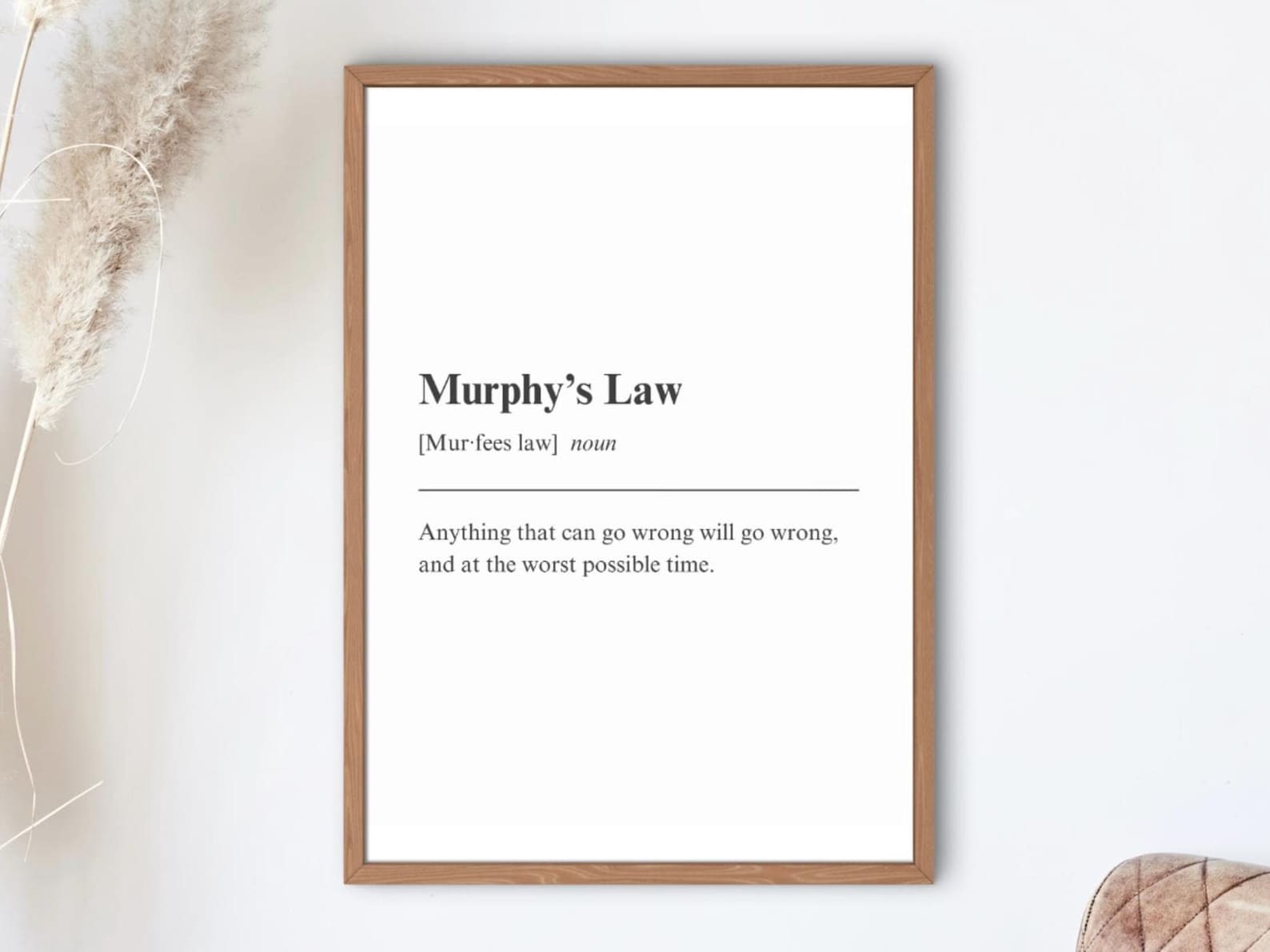 Murphy's Law Poster: Adding Humor and Resilience to Your Workplace ...