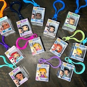 Princess Bitty Pop Keychains