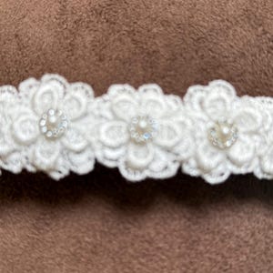 Bridal Floral Hair Barette with Rhinestones
