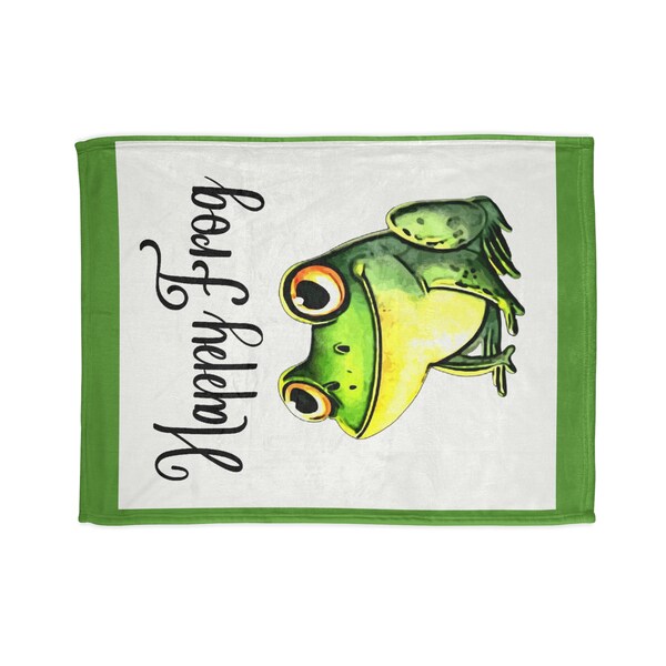 Couverture grenouille douce grenouille jetée cadeau grenouille doudou bébé couverture pour enfants jeté grenouille cadeau de Noël couverture crapaud grenouille mignonne jetée de voyage