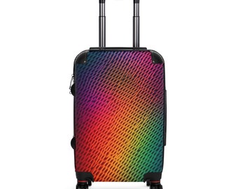 Bright color Prin t Gif t Suitcase travel case, Holiday Luggage, Shopping case, Beach case, prin t Case, vibrant luggage,