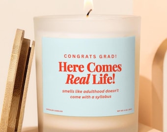 Funny Candle Graduation Gift, College Graduation Gift, Graduation Party Decor, Congrats Grad, Graduation Gift Ideas, Nurse Graduation