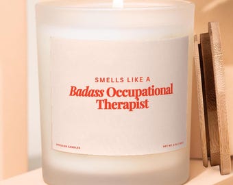 Occupational Therapist Candle, Gift for OT Graduation, Occupational Therapist Gifts for Graduation, OT Gifts, OTA Graduation, Therapy Gifts
