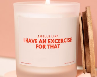 Funny Physical Therapy Gift, Physiotherapist Gift, Gift for Physio, Funny Rehab Gift, Soy Candle, PT Gifts, Thank You Gift, PTA Gifts