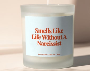 Breakup Candle, Divorce Gift, Narcissist, Gift for Best Friend, Funny Divorce, Cheer Up Gift, Funny Gifts, Breakup Care Package
