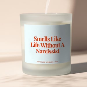 Breakup Candle, Divorce Gift, Narcissist, Gift for Best Friend, Funny Divorce, Cheer Up Gift, Funny Gifts, Breakup Care Package