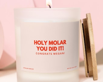 Dental Hygienist Gift, Funny Candle for Dental School Graduation, New Dental Hygienist, New Dentist Gifts, Soy Candle, Personalized Candle