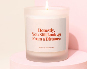 50th Birthday Gift, Funny Candle, Birthday for her, Personalized Gift, Funny Gifts, 50th Birthday Party, For Women, 50th Gift for her