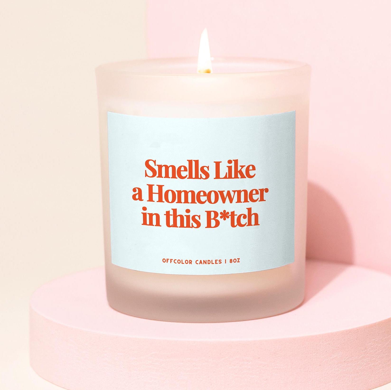 New Home Gift, Funny Candle, Housewarming Gift, Welcome Home, Realtor Gift, New House Gift, Funny Gifts, Smells Like Candle, House Closing