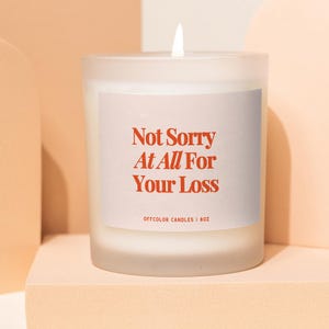 Breakup Candle, Divorce Gift, Narcissist, Gift for Best Friend, Funny Divorce, Cheer Up Gift, Funny Gifts, Breakup Care Package