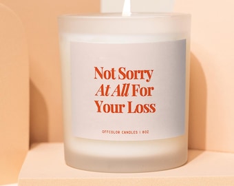 Breakup Candle, Divorce Gift, Narcissist, Gift for Best Friend, Funny Divorce, Cheer Up Gift, Funny Gifts, Breakup Care Package